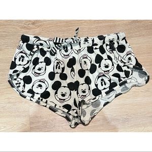 Disney Mickey Mouse Pajama Shorts Small